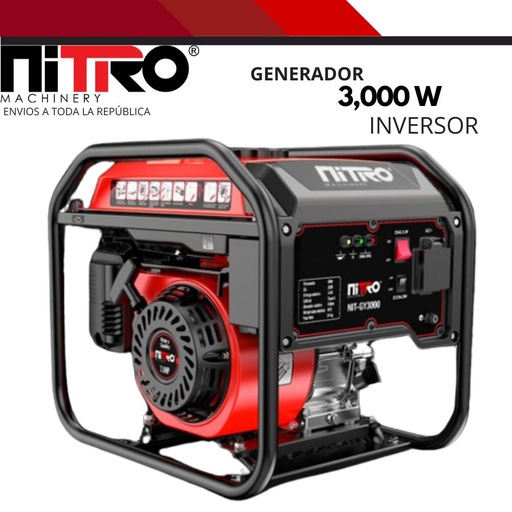 [NIT-GY3000] Generador Inverter 3600W, 7HP, 110V